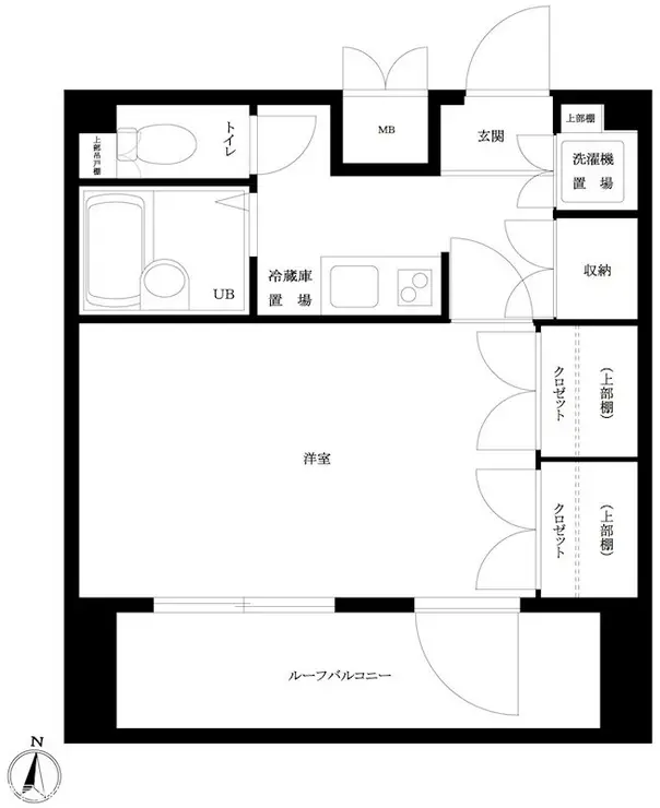 ルーブル中野新橋 8階階 間取り