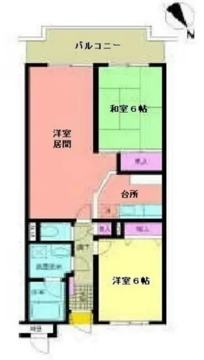 サンライト西新宿 4階階 間取り