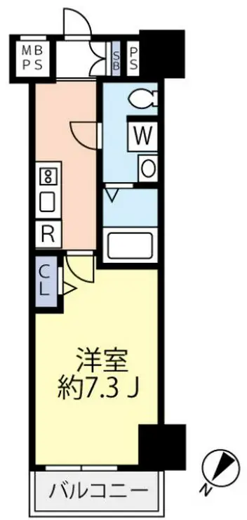 グランヴァンセレッソ王子レジデンシア 6階階 間取り