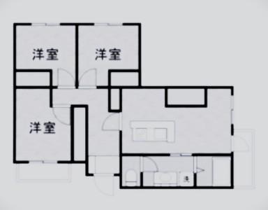 チェリーハイツ(3LDK/2階)の間取り写真