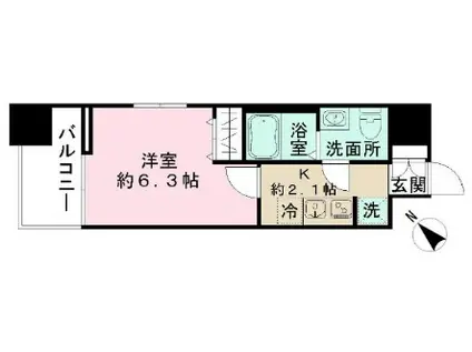 N-STAGE 西所沢駅前(1K/12階)の間取り写真