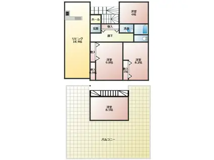 オリエントビル(4LDK/3階)のその他写真