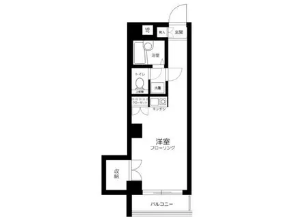 日神パレステージ志村坂下(ワンルーム/2階)の間取り写真
