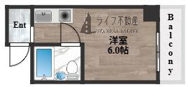 グレースミユキ(ワンルーム/3階)の間取り写真