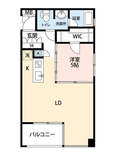 マイナビSTAYアーバンハイテラス恵比寿(1LDK/2階)の間取り写真