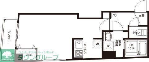 AILE AYASE(ワンルーム/4階)の間取り写真