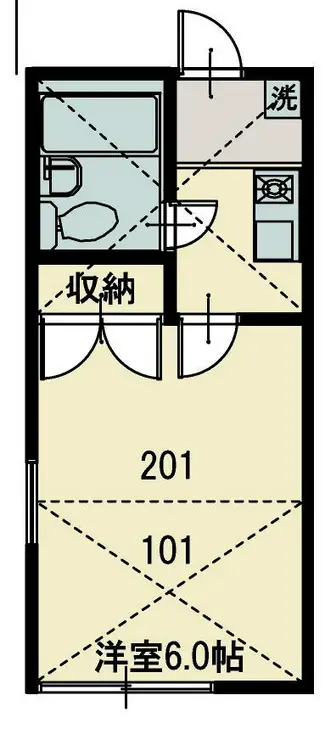 コゼット2 1階階 間取り
