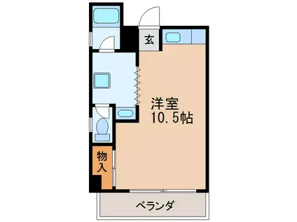 TX新栄I(ワンルーム/7階)の間取り写真