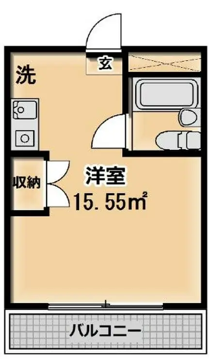 メゾンドコンフォート 3階階 間取り