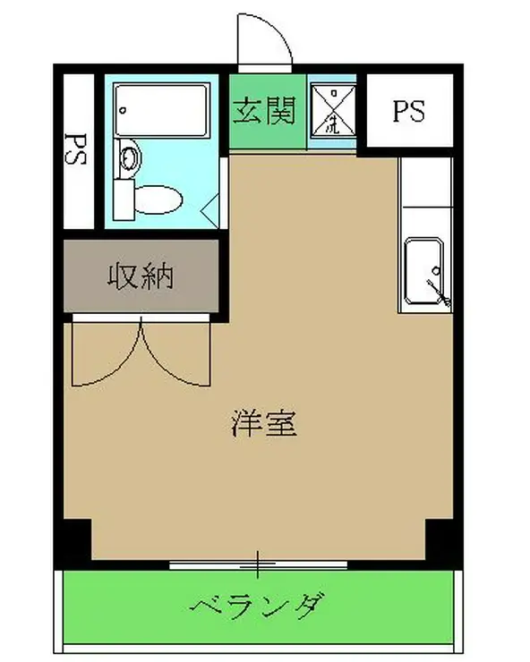 日吉ビル 1階階 間取り