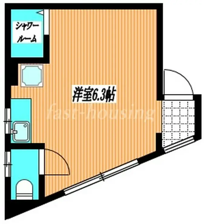 第七末廣コーポ 4階階 間取り