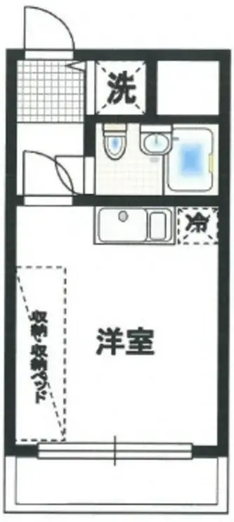 グローリア初穂高田馬場 5階階 間取り