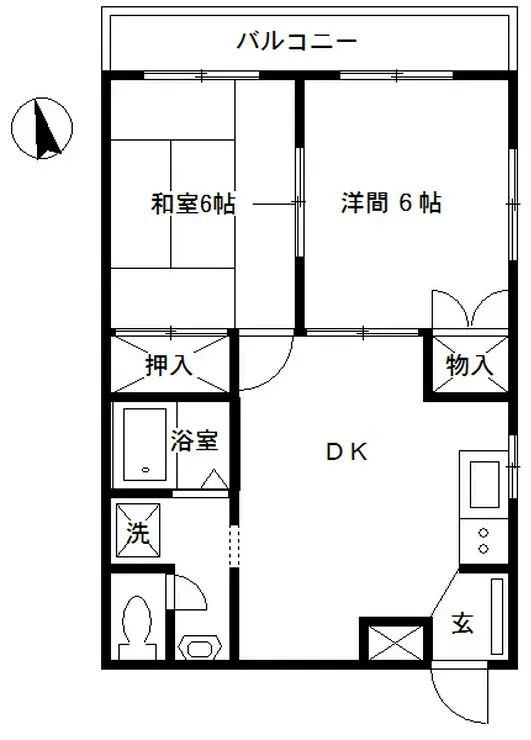 りぶあおい 3階階 間取り
