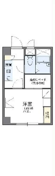 レオパレス御代の台 3階階 間取り