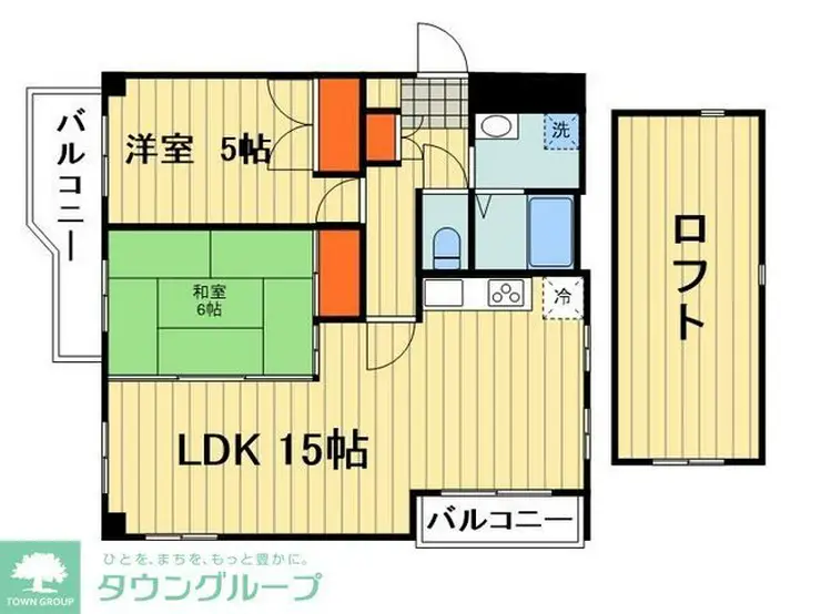 ユッサ浦和 4階階 間取り