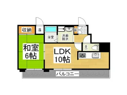 五幸本町ビル(1LDK/7階)の間取り写真