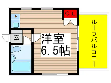 ピュアハウス大和田(ワンルーム/3階)の間取り写真