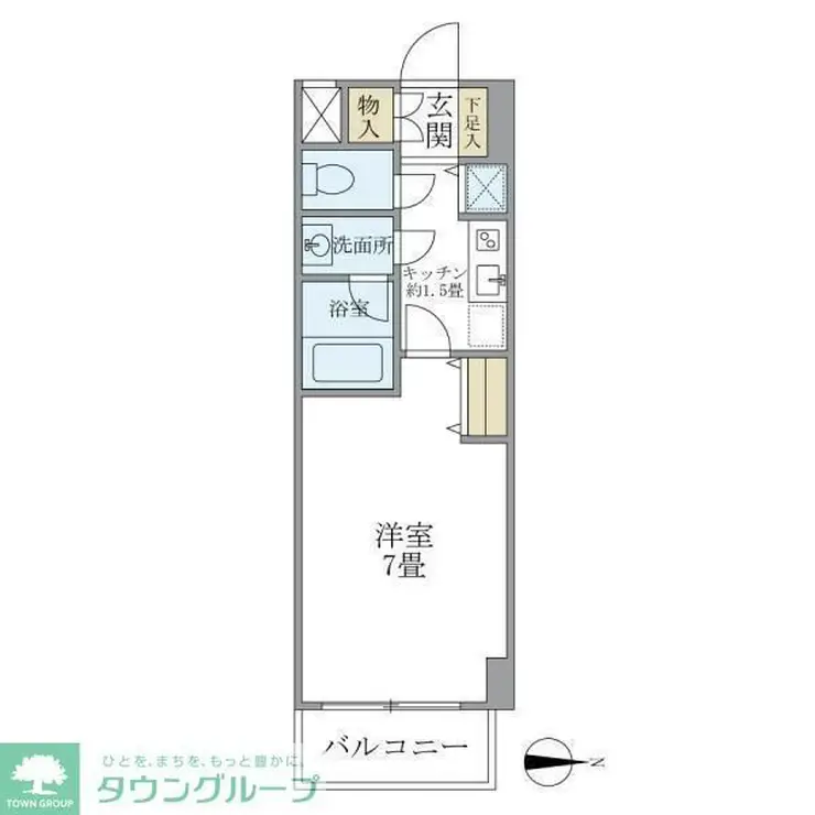 北品川アパートメント 2階階 間取り