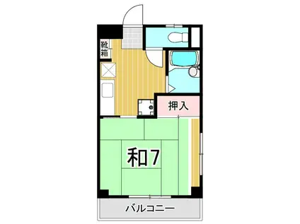 エクセレント泉(1K/3階)の間取り写真