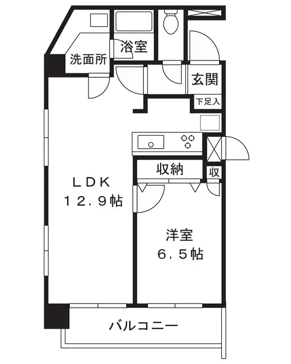 琳和サニーコート 4階階 間取り