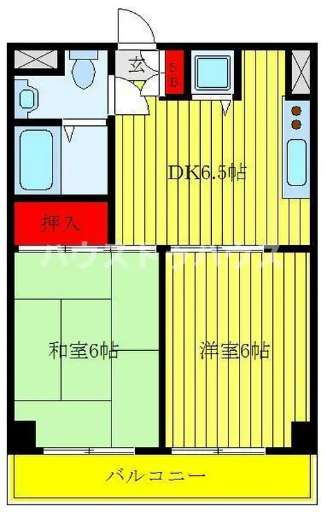 パークサイド関 3階階 間取り