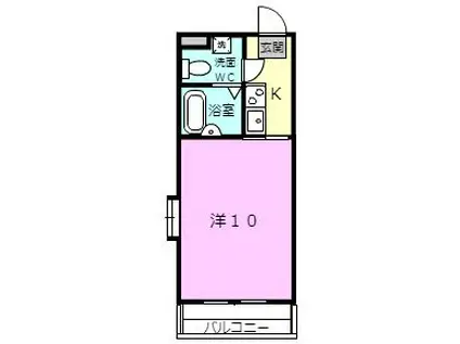 GENTILE IGA UENO(1K/7階)の間取り写真