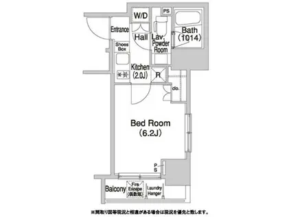 SMART・K(ワンルーム/1階)の間取り写真