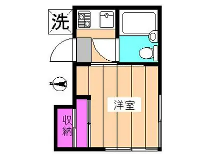 メゾンホワイト(1K/1階)の間取り写真