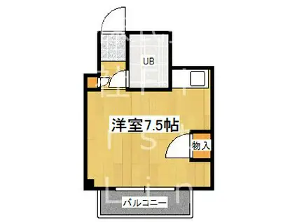 コートヴィエール大手先(ワンルーム/4階)の間取り写真