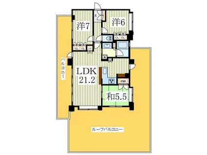 レーベンハイム柏(3LDK/9階)の間取り写真