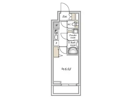 N-STAGEかしわ台(1K/5階)の間取り写真