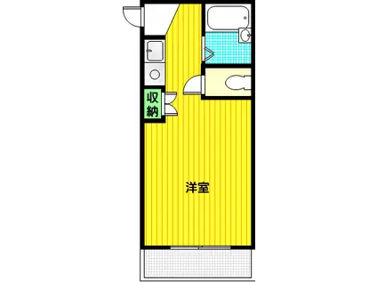 マンションスムス(ワンルーム/8階)の間取り写真