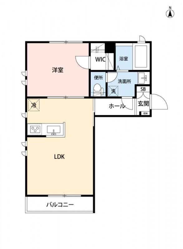 グランシャリオ 2号館(1LDK/3階)の間取り写真