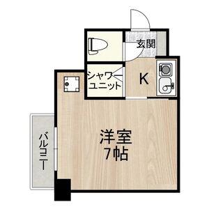 大正メゾン(1K/5階)の間取り写真