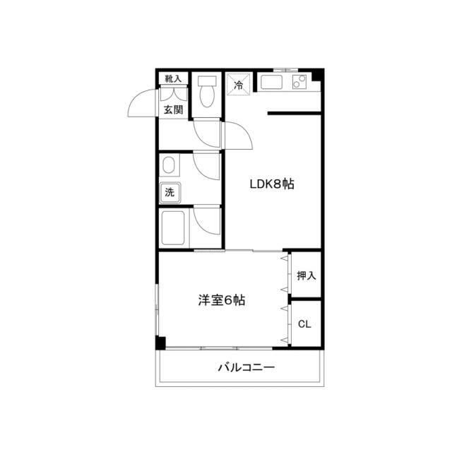 ワコーレ千住マンションA棟(1LDK/1階)の間取り写真