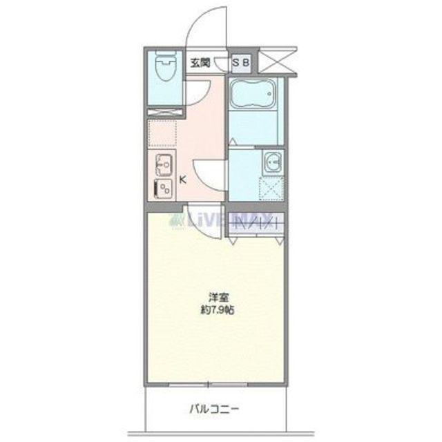 クレヴィスタ立石II(1K/2階)の間取り写真