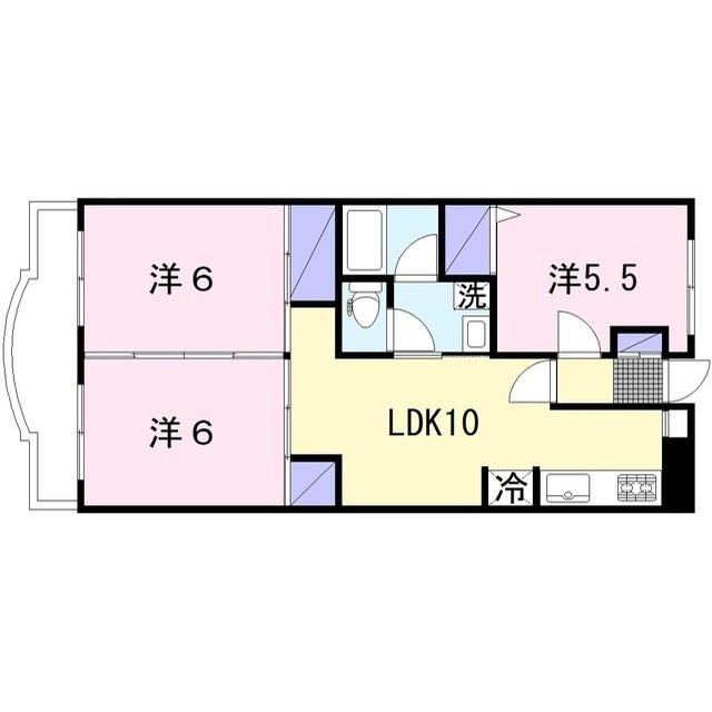 HIRO KOZONO(3LDK/1階)の間取り写真