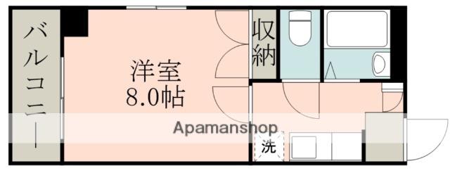 メゾンきうら(1K/4階)の間取り写真