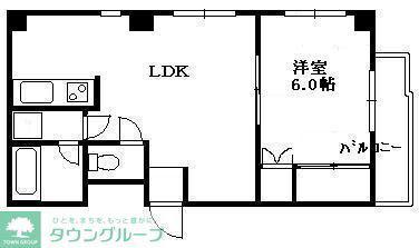 トレシア南大泉(1LDK/1階)の間取り写真