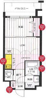 CLUB ORIENT BLD NO.87 MARIAGE STATI(1LDK/4階)の間取り写真