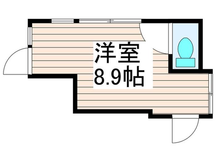 A-FRONT(ワンルーム/1階)の間取り写真