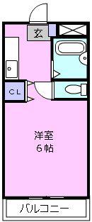 REGENT栗真(ワンルーム/1階)の間取り写真