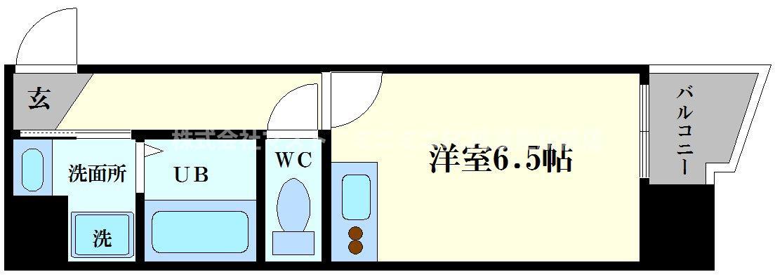 PERFECT LIFE九条 (1K/8階)の間取り写真