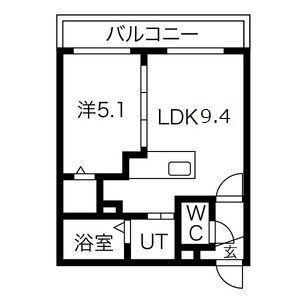 LE・PIVOT(1LDK/2階)の間取り写真