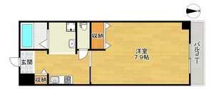 ROYALQUEENSPARK江坂(1K/2階)の間取り写真