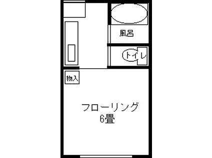 キクノミズハイツ(1K/1階)の間取り写真