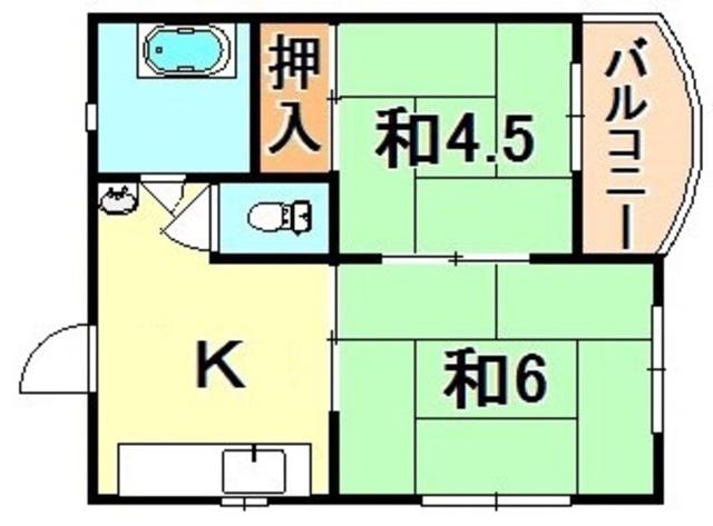 東門エースタウンビル(3K/7階)の間取り写真