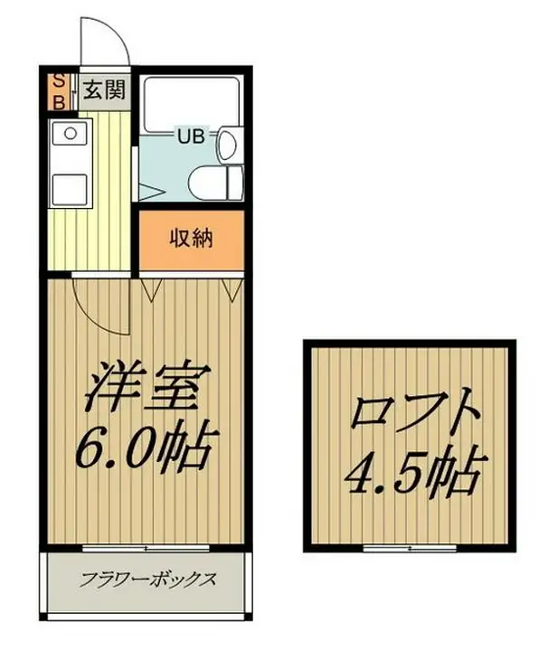 カーサ元町 2階階 間取り