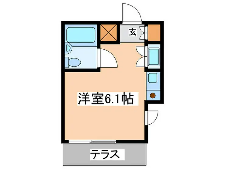 クレール野口 1階階 間取り