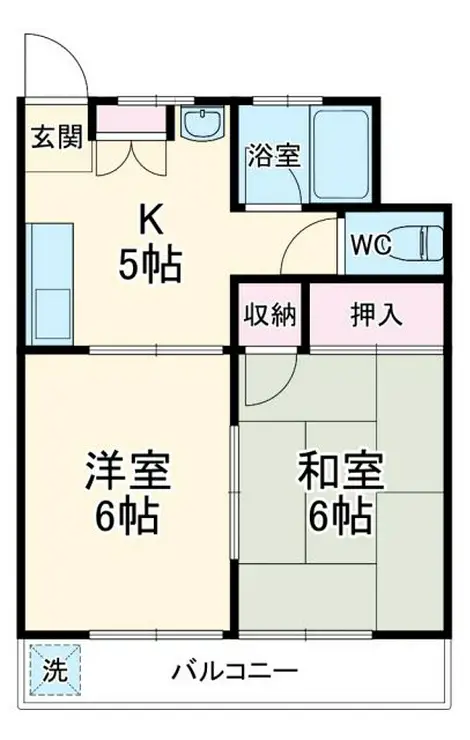 斉藤マンション 3階階 間取り